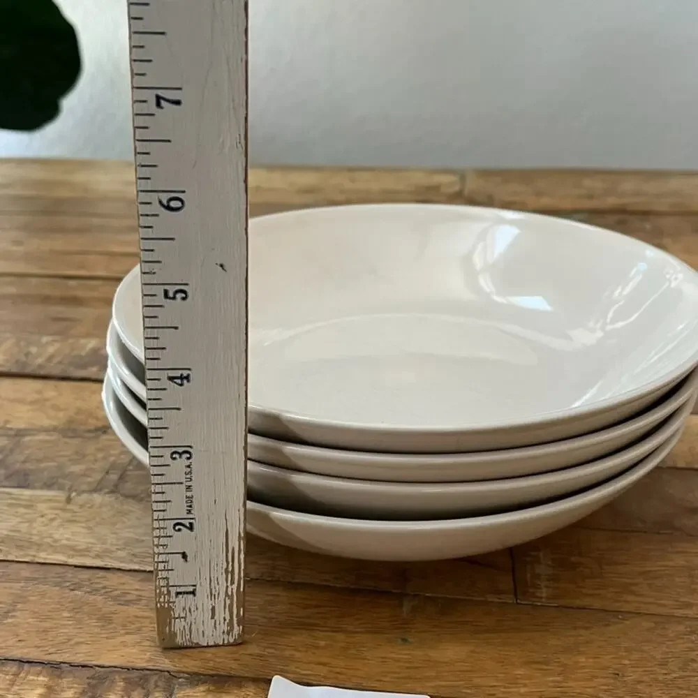 IKEA Off White Porcelain Serving Bowls 9